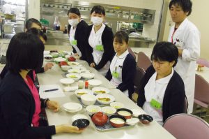 特別食の試食体験