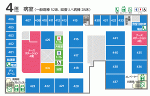 フロアマップ4階