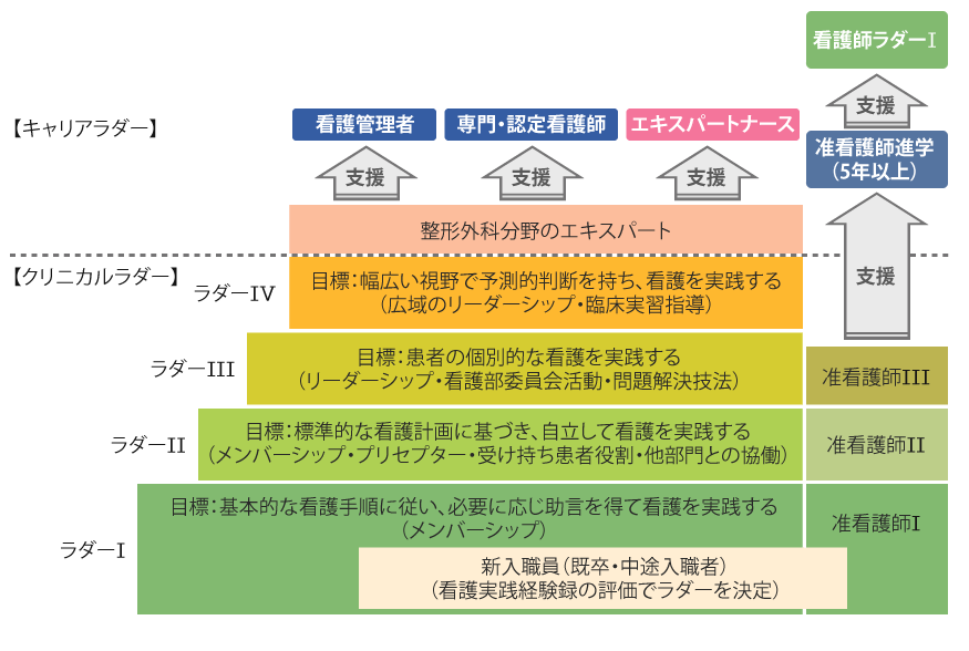 クリニカルラダー・キャリアラダー